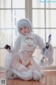 Coser @ 水 淼 Aqua Vol.039: 黑白 2B (55 photos)