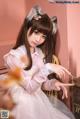 Coser@蠢沫沫 (chunmomo) Vol.043: 粉透明女仆 (34 photos)